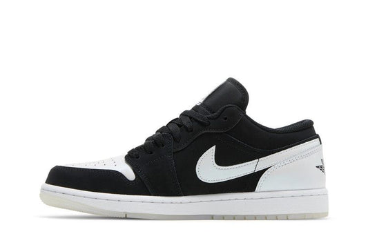 Air Jordan 1 Low Black White Diamond