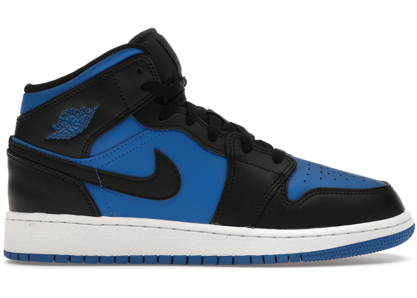 Air Jordan Air Jordan 1 Mid Black Royal Blue - DQ8423-042