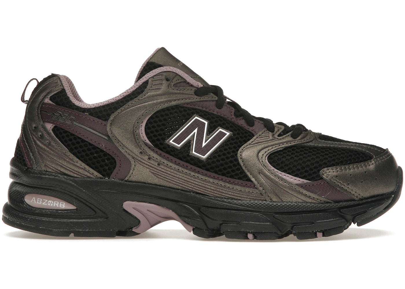 New Balance 530 Black Metallic Plum Brown - MR530ADD