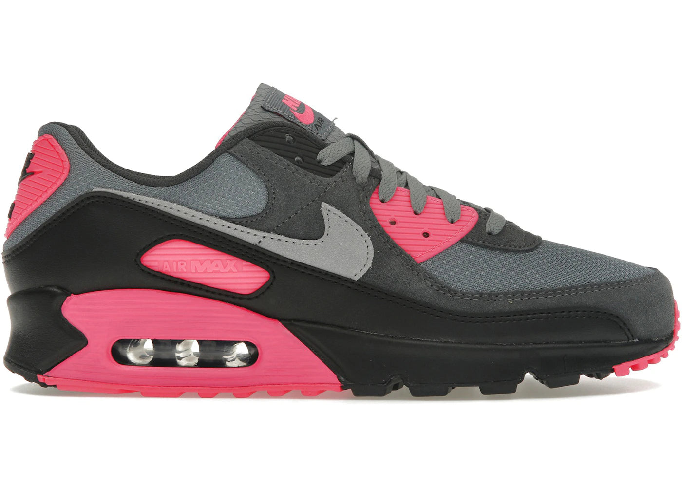 Nike Air Max 90 Wolf Grey Hyper Pink - DM0029-010