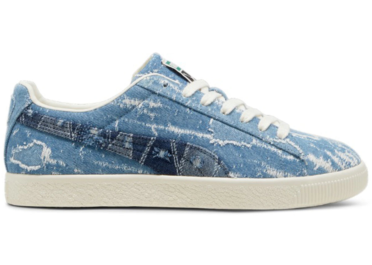 Puma Clyde Faded Denim Frosted Ivory - 399655-01