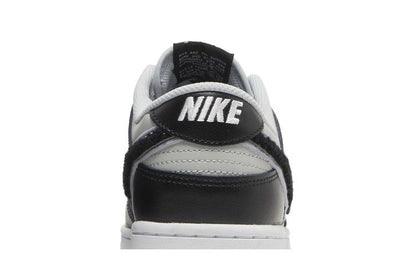 Nike Dunk Low Chenille Swoosh Grey Black