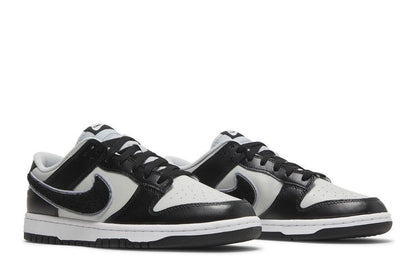 Nike Dunk Low Chenille Swoosh Grey Black