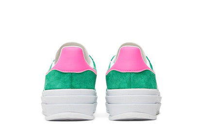 Adidas Gazelle Bold Green Lucid Pink
