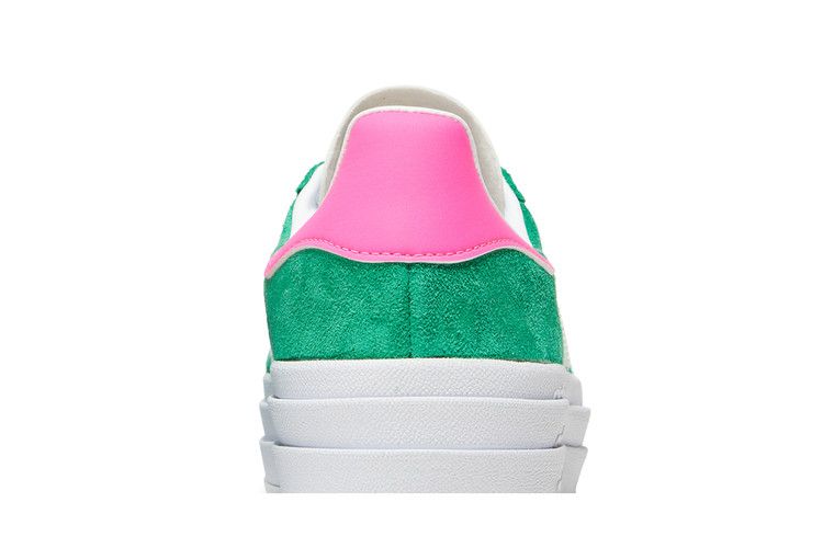 Adidas Gazelle Bold Green Lucid Pink