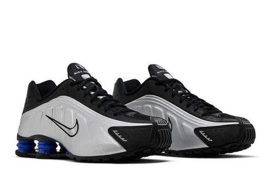 Nike Shox R4 Metallic Silver Black Racer Blue - AR3565-006