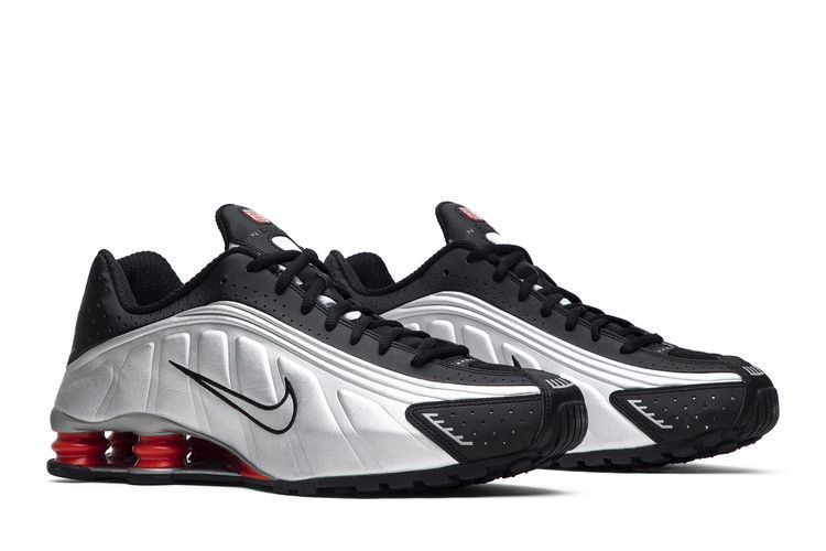 Nike Shox R4 Black Metallic Silver (2018/2024) - BV1111-008
