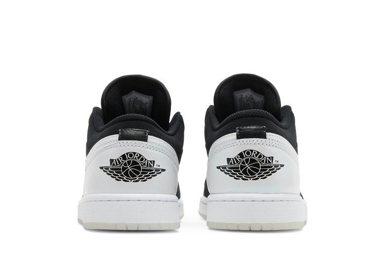 Air Jordan 1 Low Black White Diamond