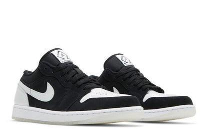 Air Jordan 1 Low Black White Diamond