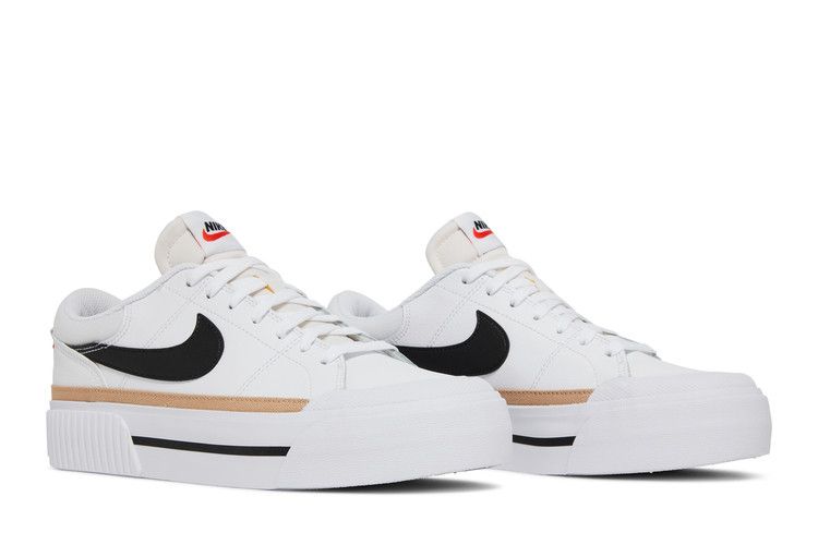 Nike Court Legacy Lift White Black - DM7590-100