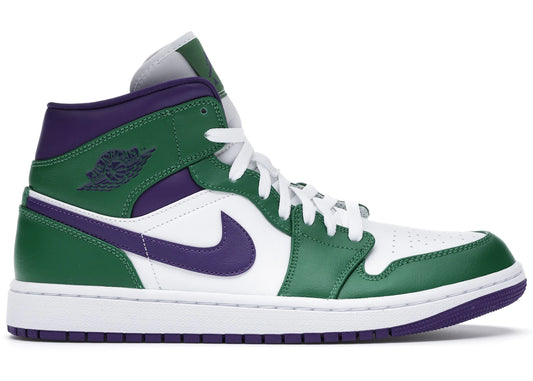 Air Jordan Air Jordan 1 Mid Incredible Hulk - 554724-300 / 554725-300