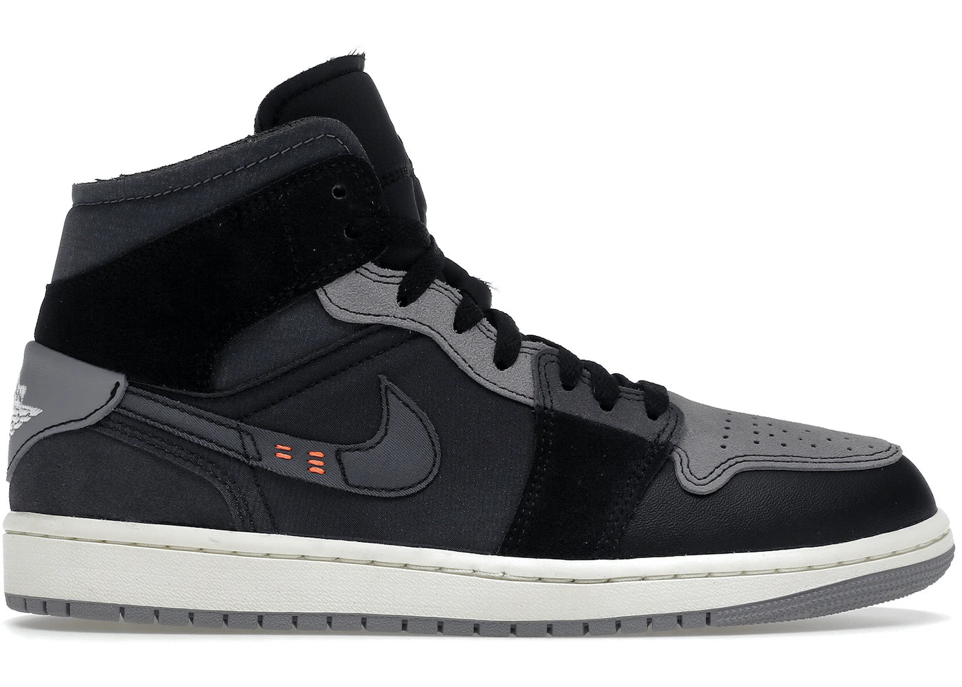 Air Jordan Air Jordan 1 Mid Inside Out Black - DM9652-001 / DV0438-001