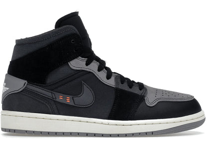 Air Jordan Air Jordan 1 Mid Inside Out Black - DM9652-001 / DV0438-001