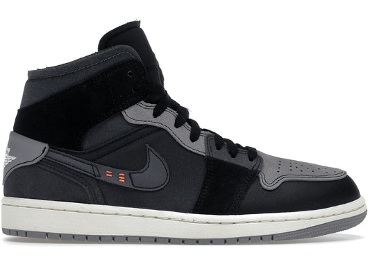 Air Jordan Air Jordan 1 Mid Inside Out Black - DM9652-001 / DV0438-001