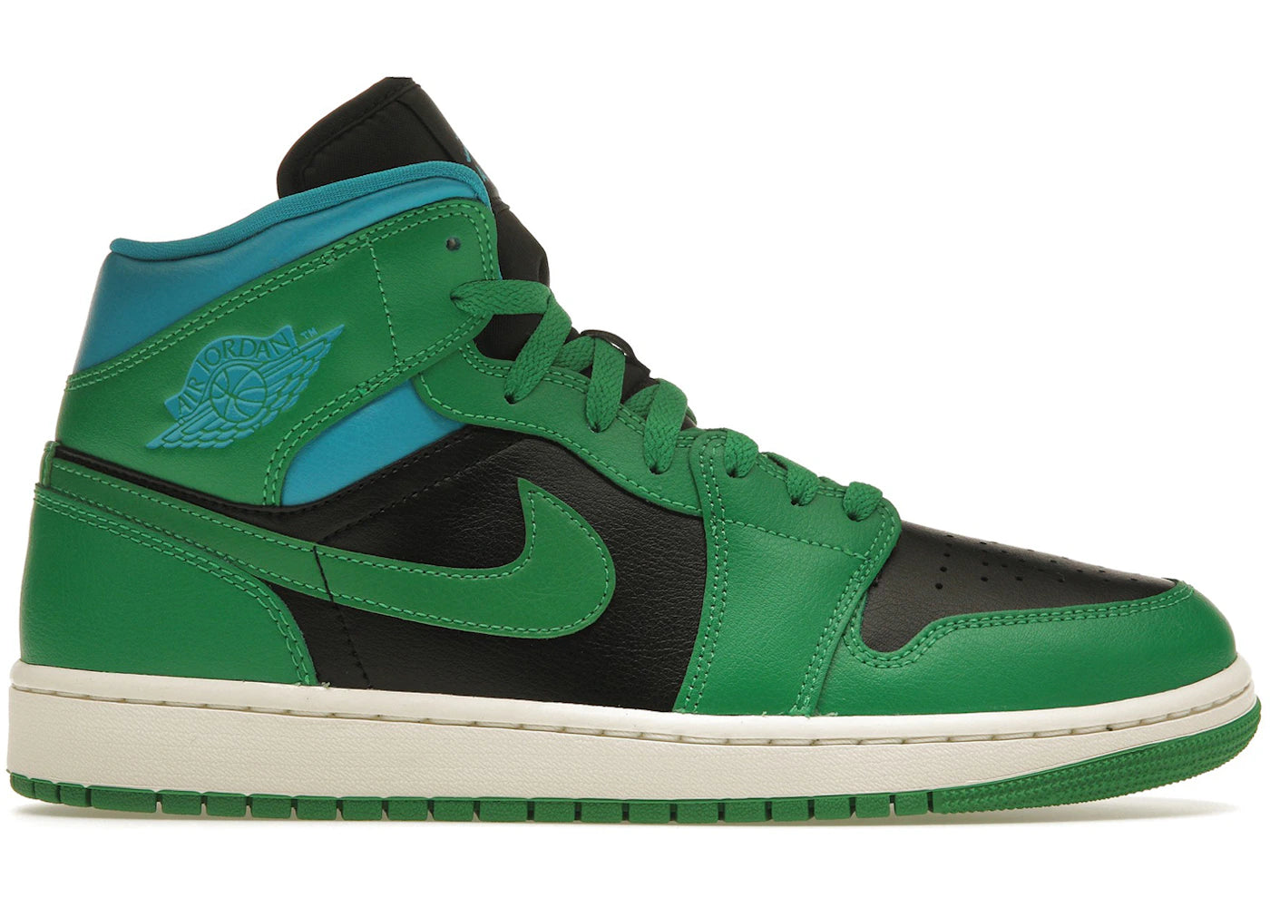 Air Jordan Air Jordan 1 Mid Lucky Green Aquatone - BQ6472-033