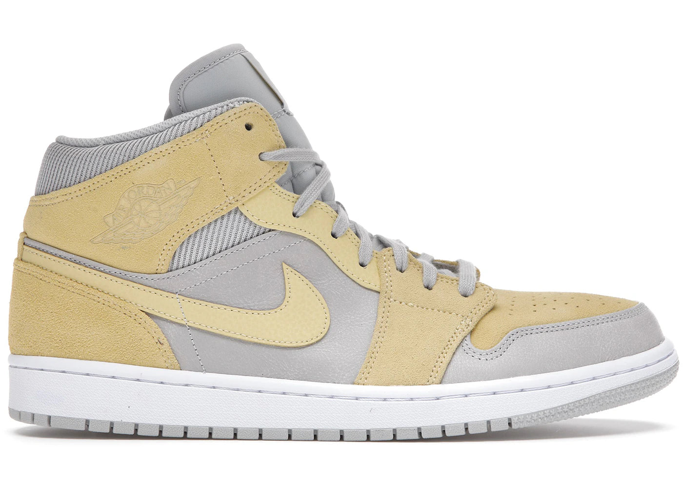 Air Jordan Air Jordan 1 Mid Mixed Textures Yellow - DA4666-001