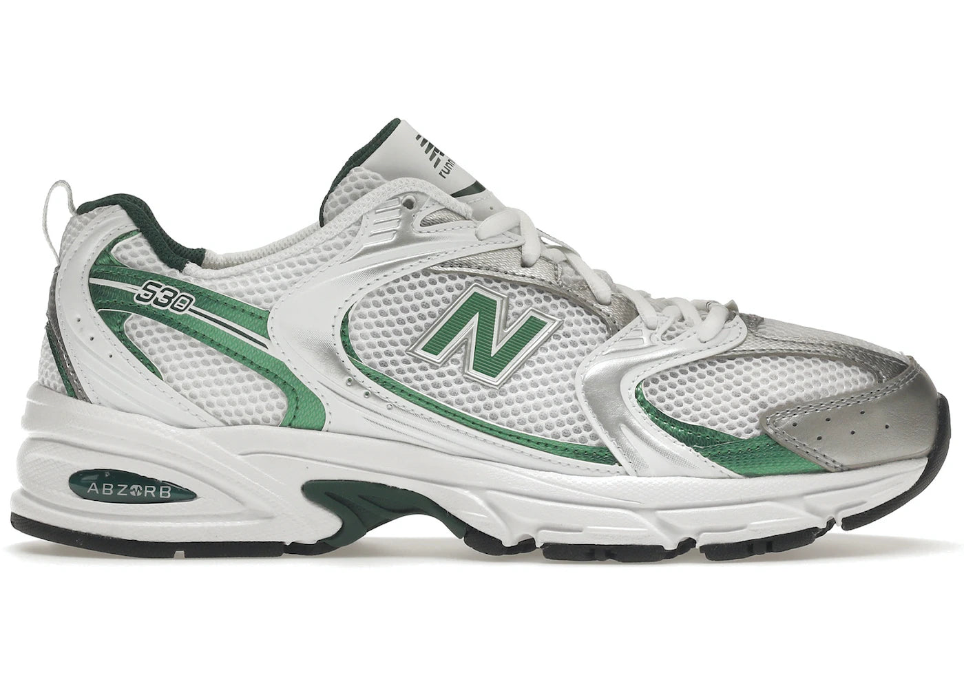 New Balance 530 White Nightwatch Green - MR530ENG