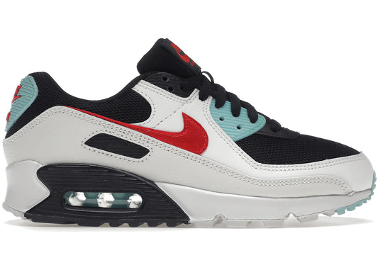 Nike Air Max 90 Aqua Red White Black - DA4290-100