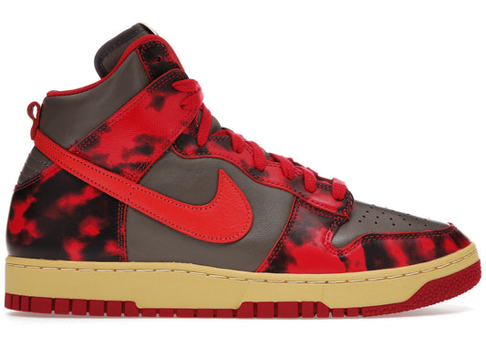 Nike Dunk High 1985 Red Acid Wash - DD9404-600