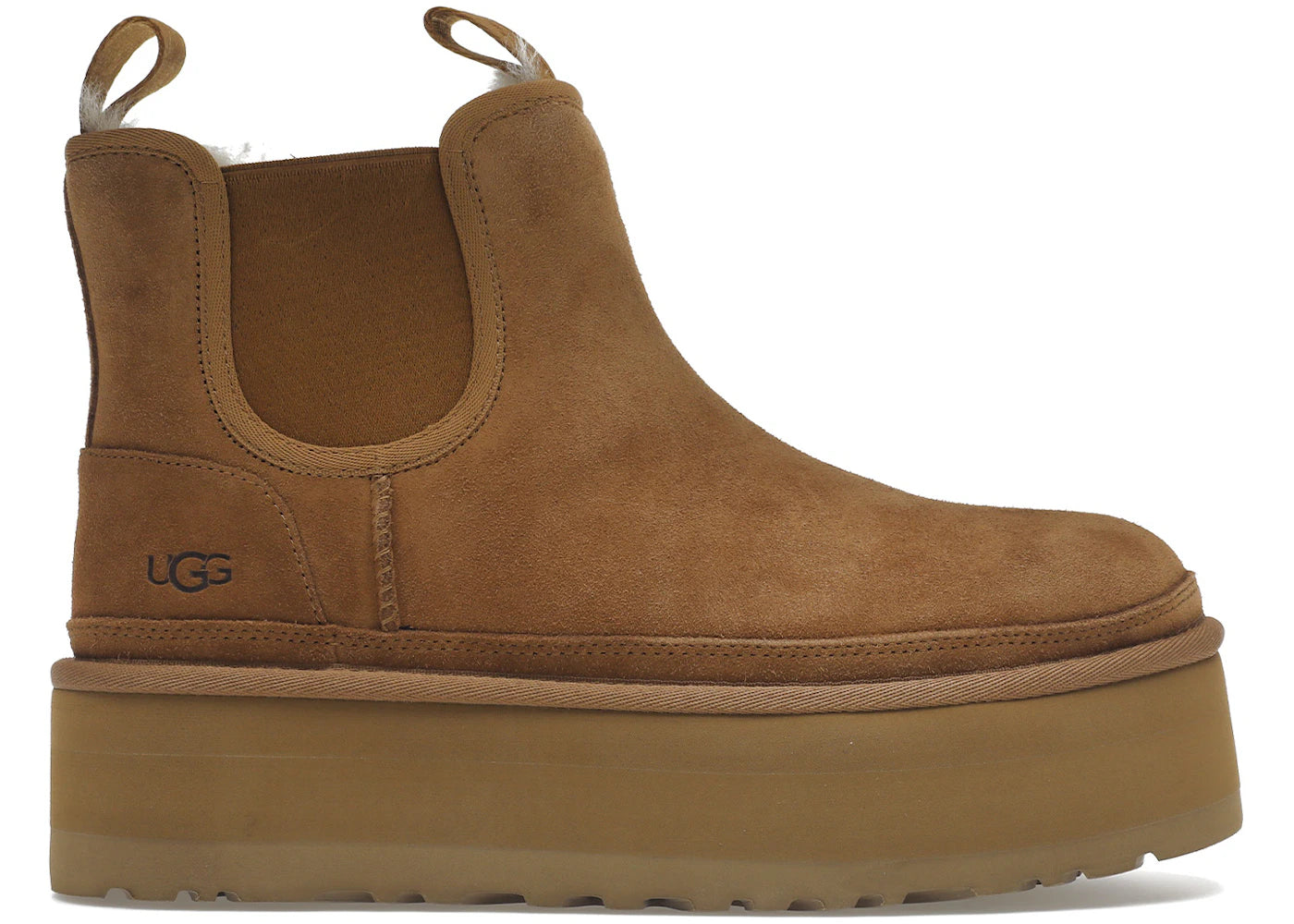 UGG Neumel Platform Chelsea Boot Chestnut - 1134526-CHE