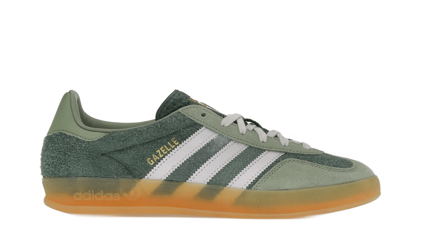 Adidas Gazelle Indoor Mineral Green Silver Dawn - JI0323