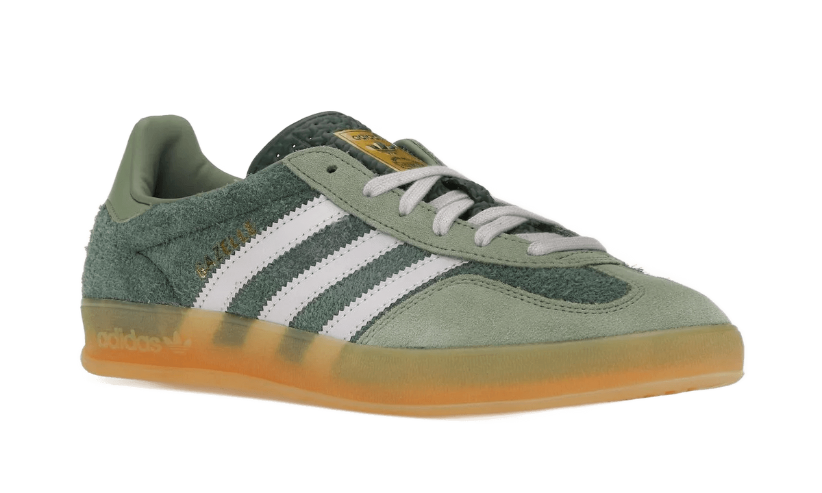 Adidas Gazelle Indoor Mineral Green Silver Dawn - JI0323