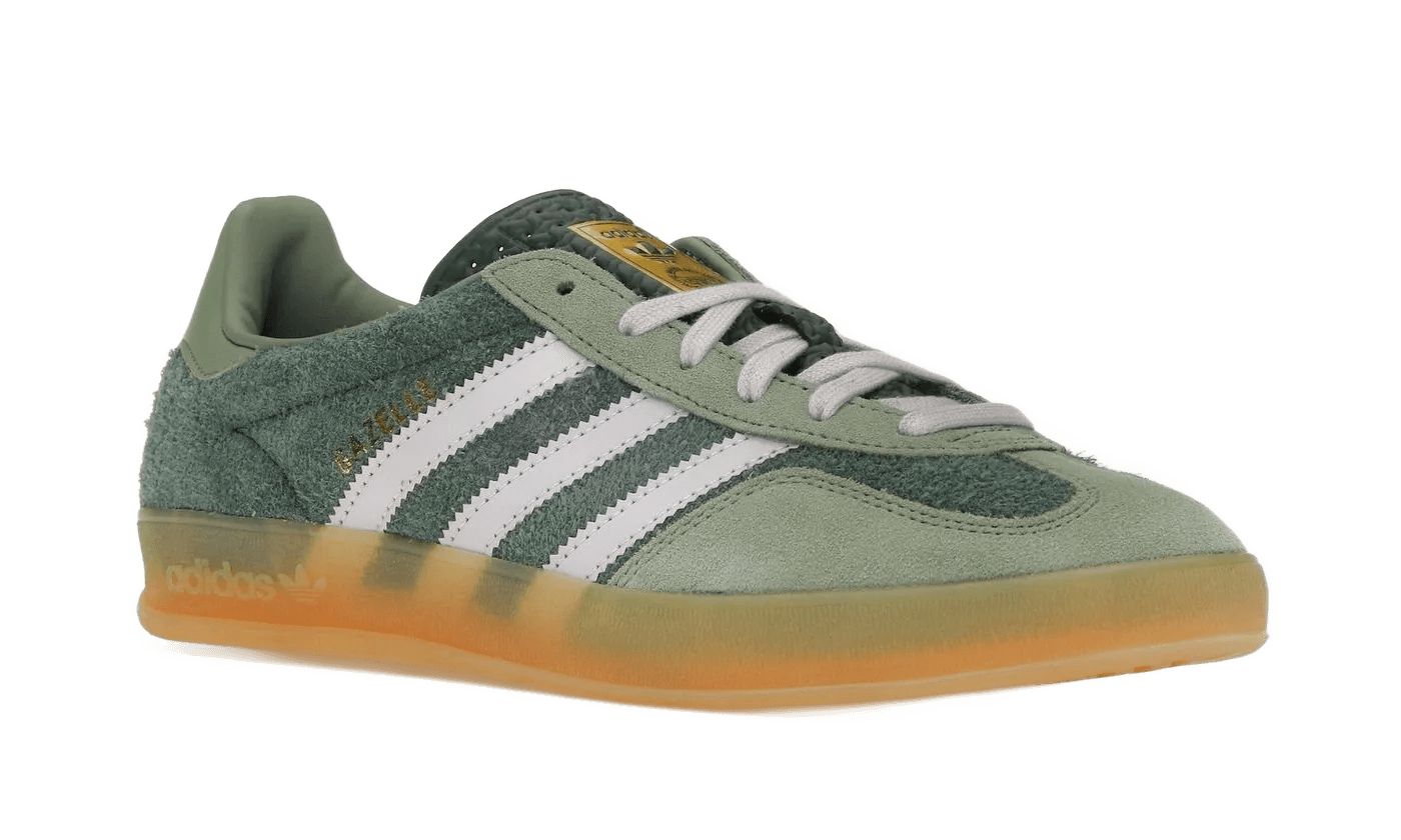 Adidas Gazelle Indoor Mineral Green Silver Dawn - JI0323
