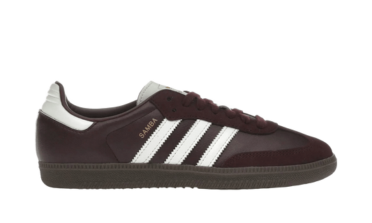 Adidas Samba OG Maroon Off White Gum - JR8844