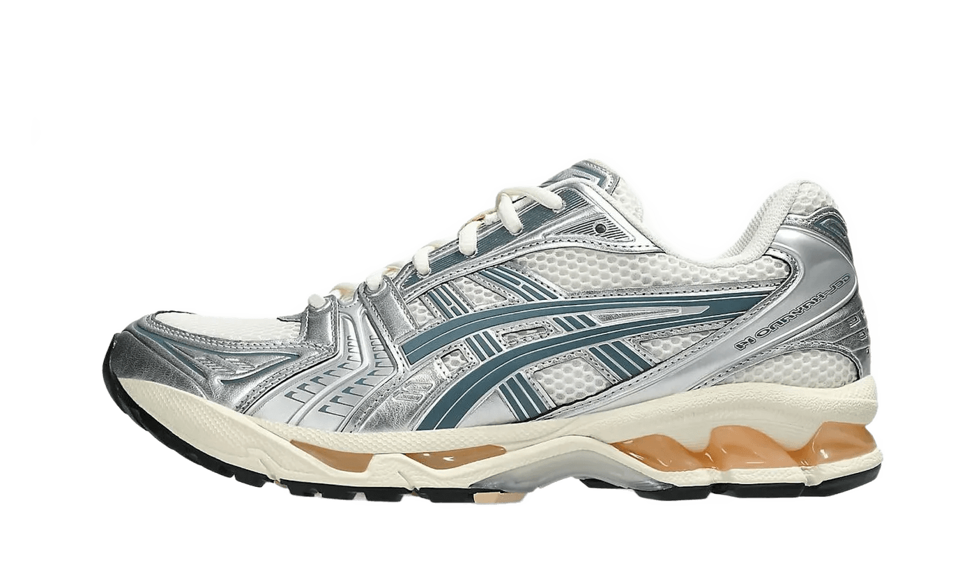 ASICS Gel-Kayano 14 Birch Pure Silver Teal Gold - 1203A537-109