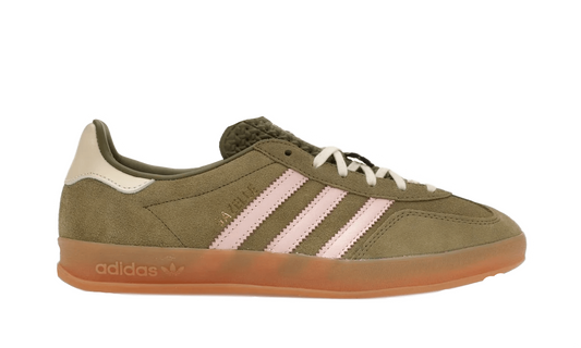 Adidas Gazelle Indoor Focus Olive Clear Pink - JH6475