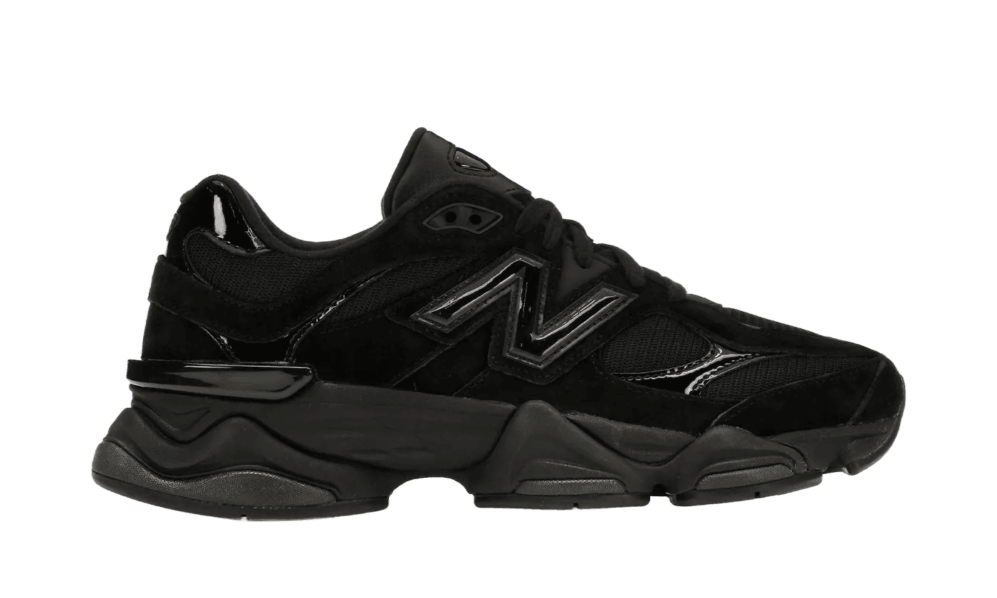 New Balance 9060 Triple Black Patent - U9060ZBO
