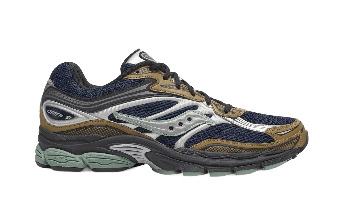 Saucony ProGrid Omni 9 Tomorrow, Meet Yesterday Pack Brown Navy - S70832-9